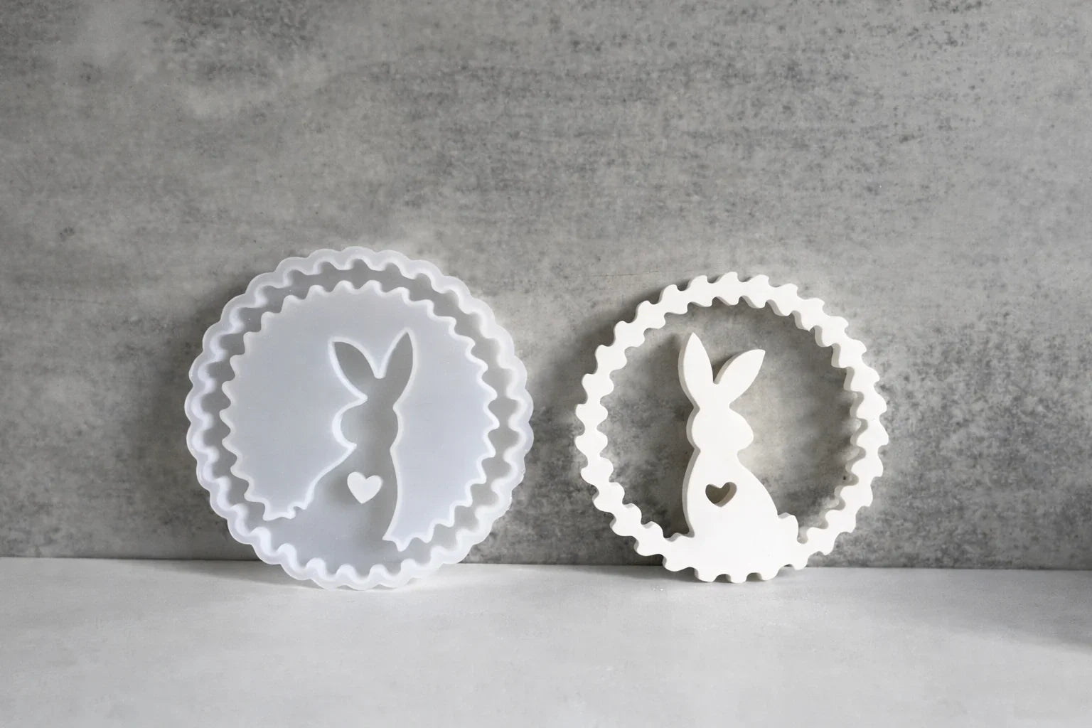 Silikonform - Osterkranz - Türkranz - Bastelschachtel - Präge/ Gieß/ Silikonformen - 