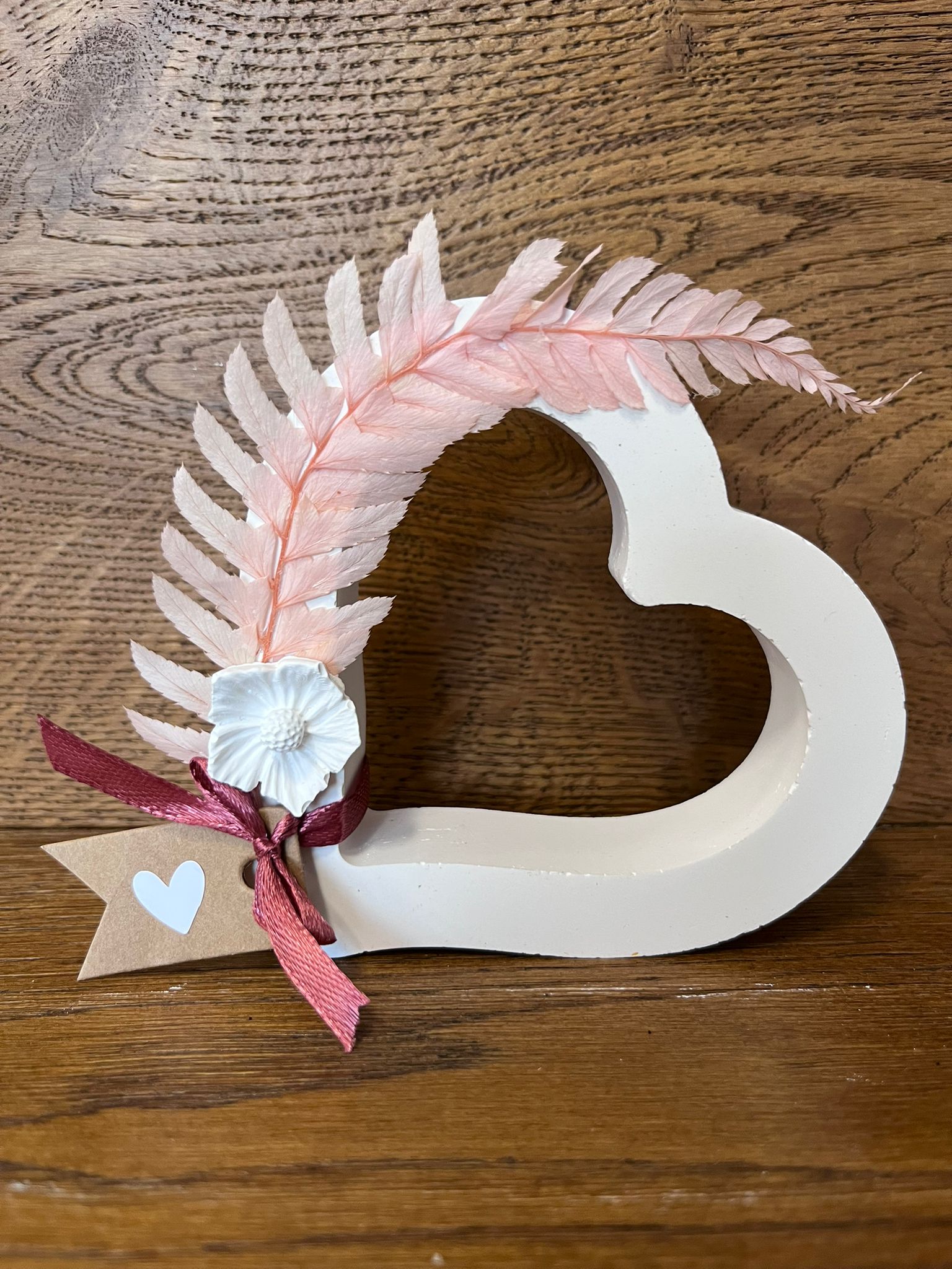 HERZ handgemacht aus Raysin