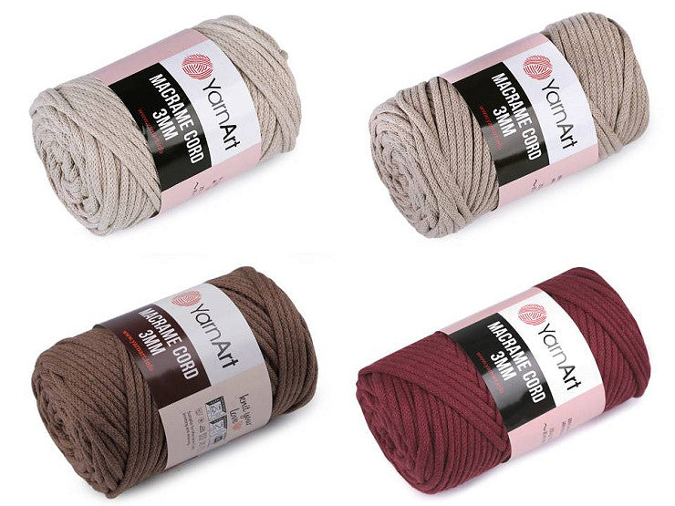 Macrame Strickgarn 250g 3mm