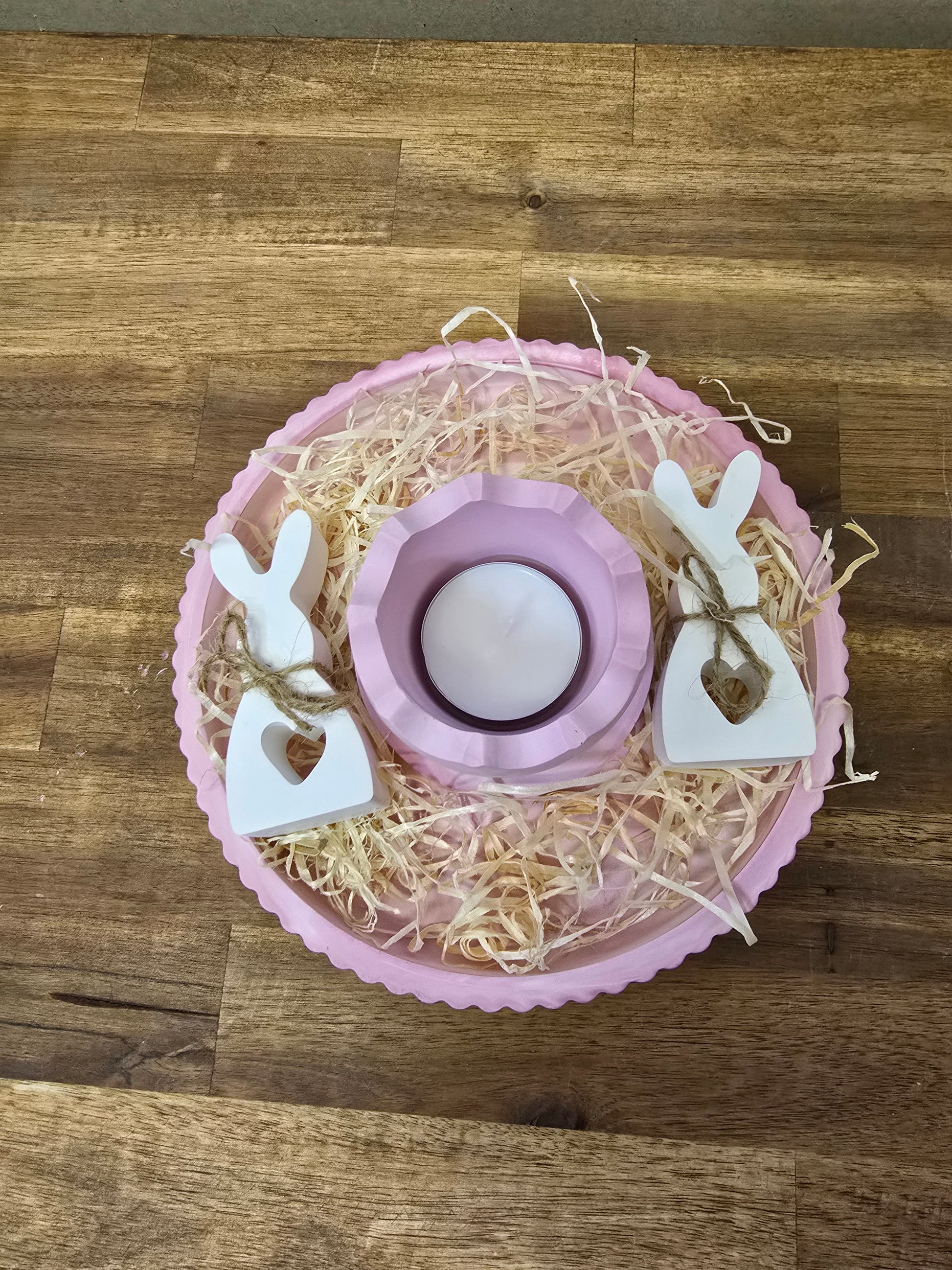 Ostertablett - Charmante Raysin Deko