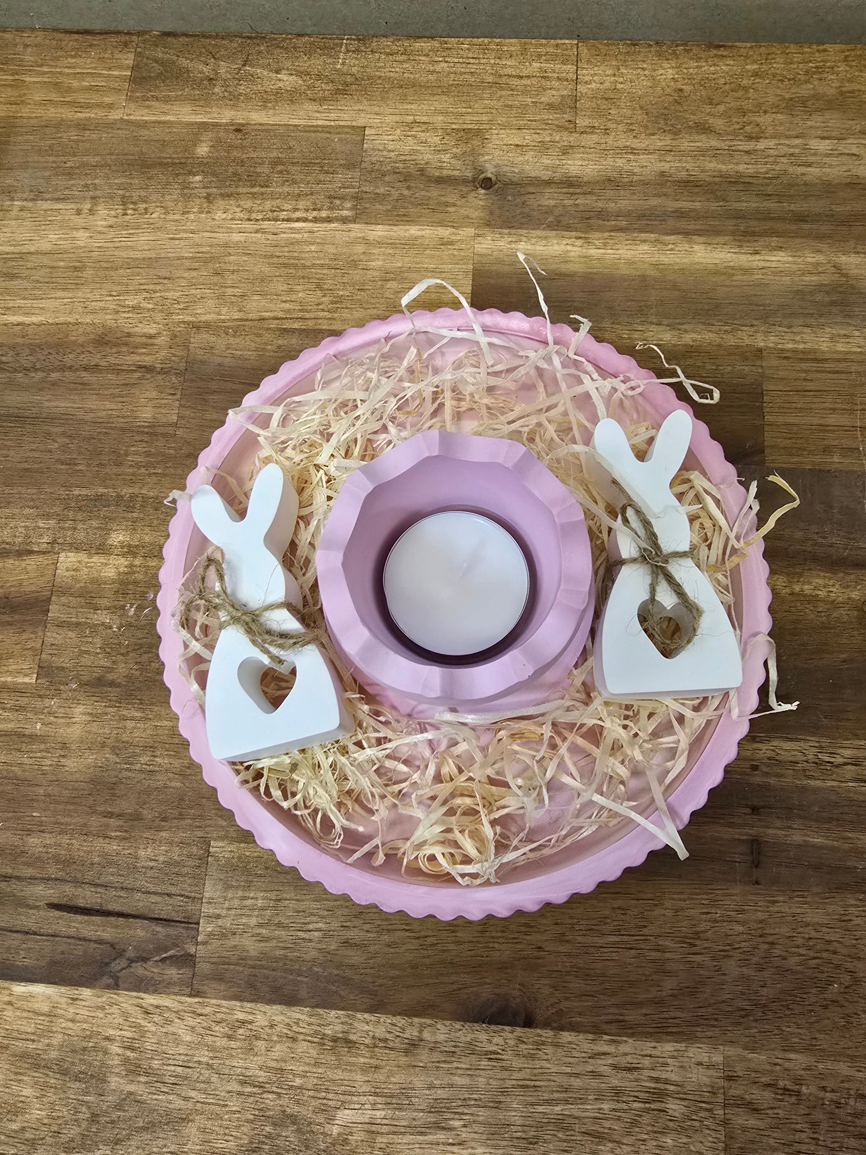 Ostertablett - Charmante Raysin Deko