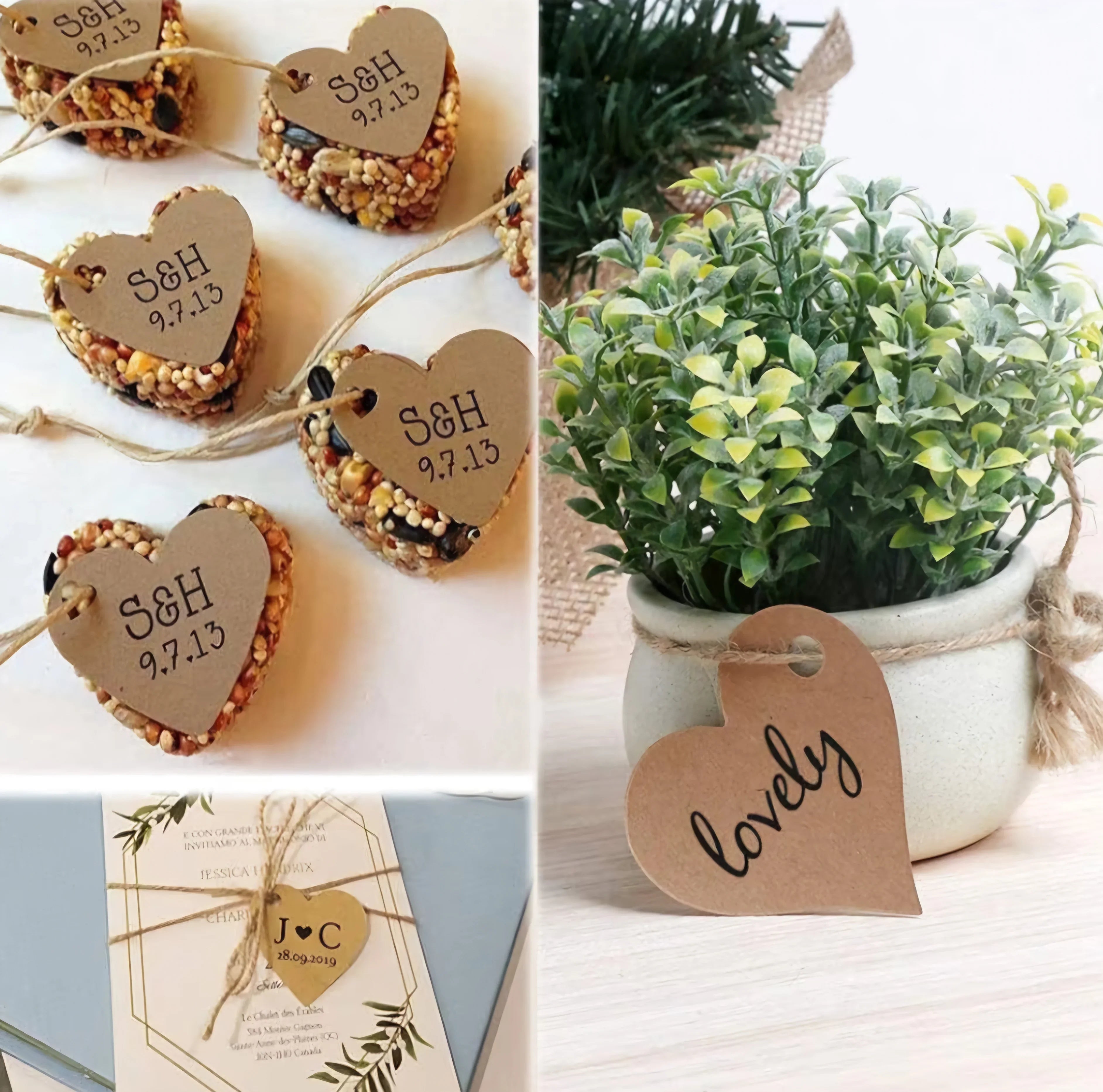 Geschenkanhänger verschiedene Designs - Bastelschachtel - Offline Shop - 