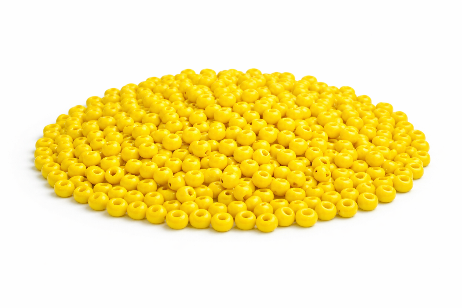 Rocailles Glasperlen 2mm hellgelb