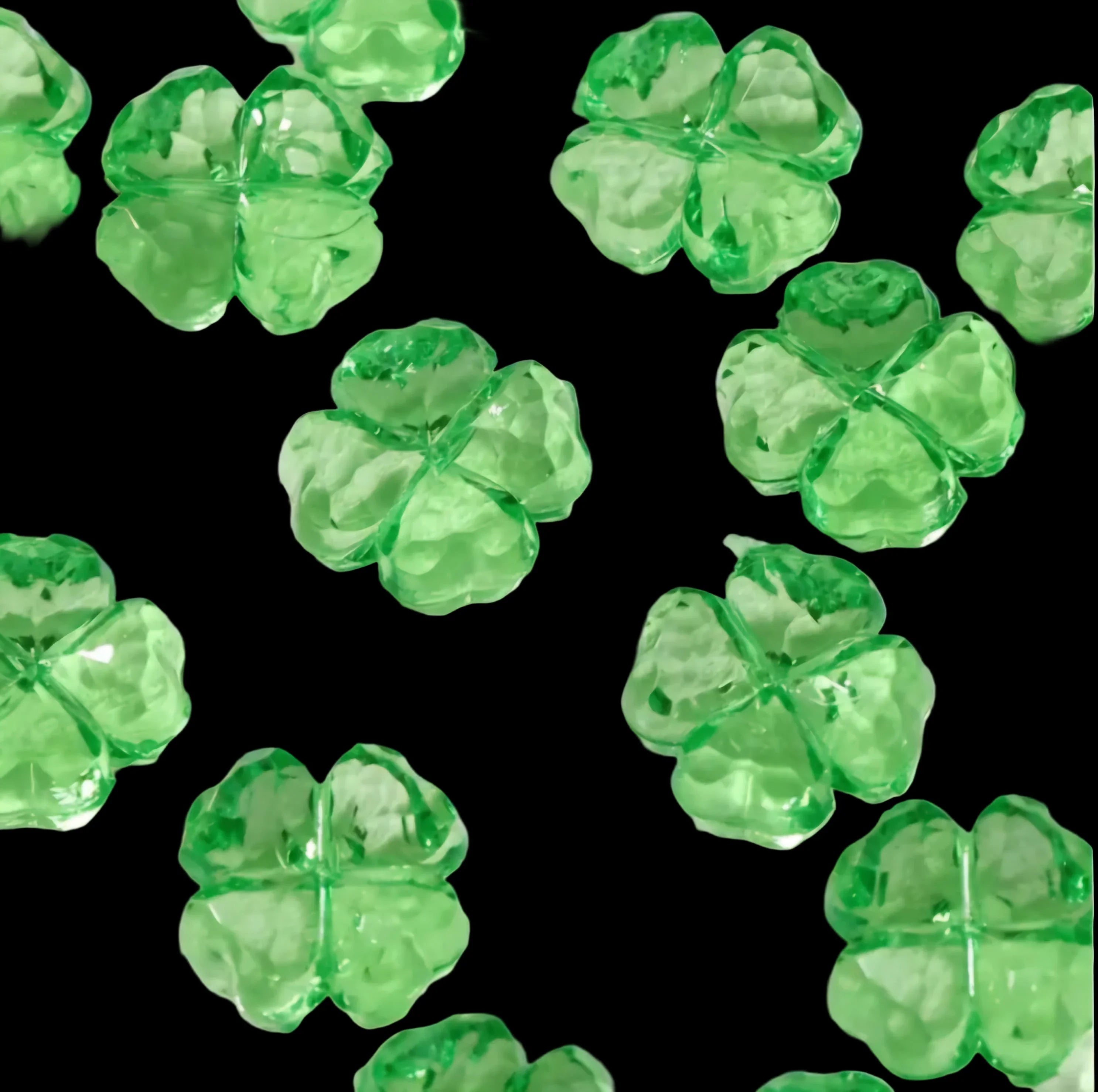 Kleeblätter Glücksbringer 50er Set - Bastelschachtel - Offline Shop - 