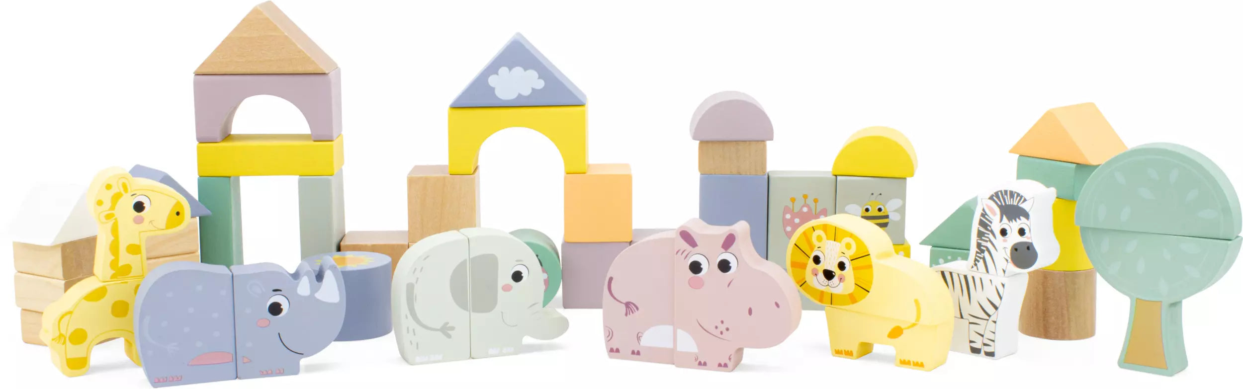 Holzbausteine für Kinder