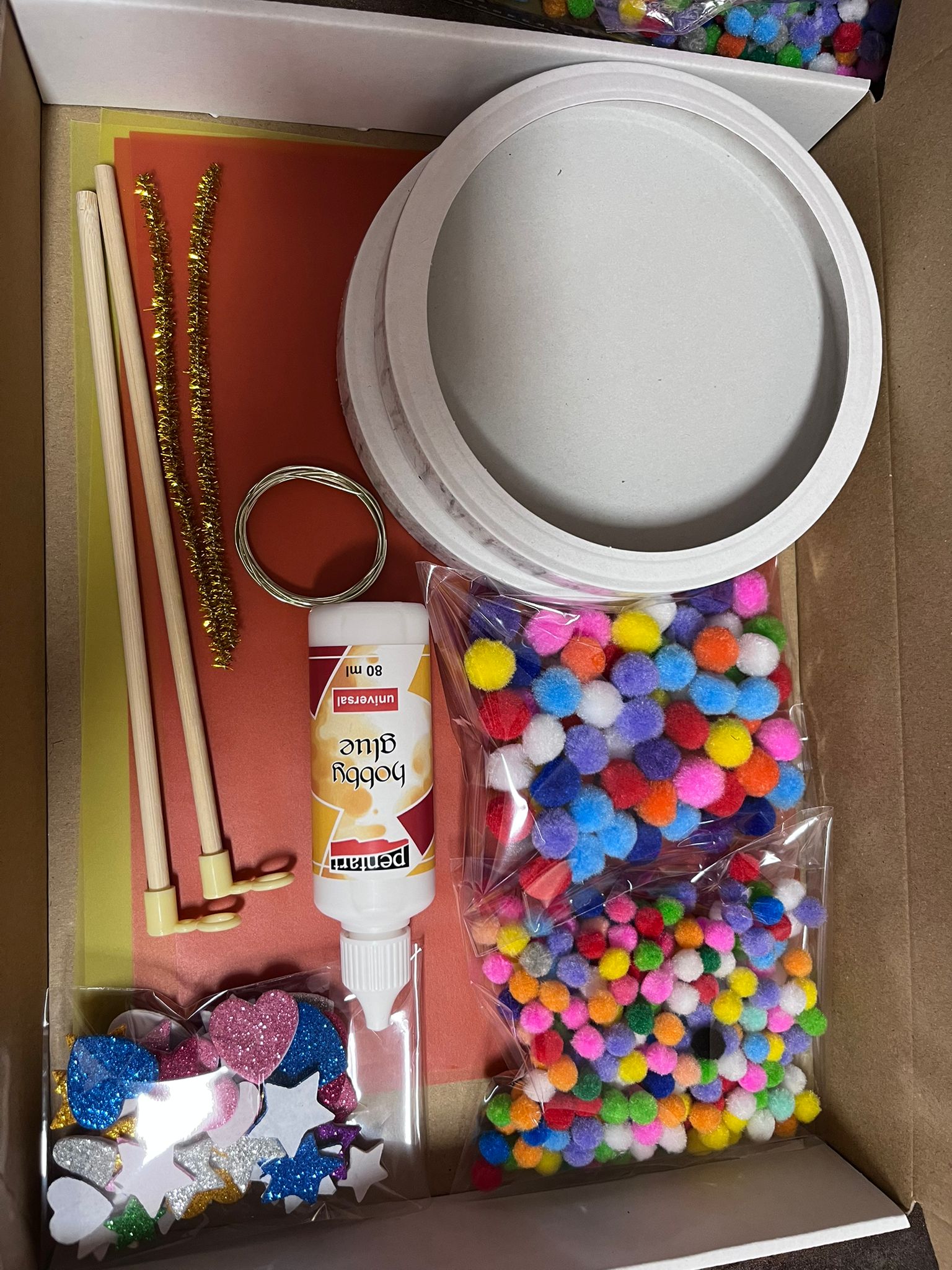 Laternen Kinder Bastelset 2er Set