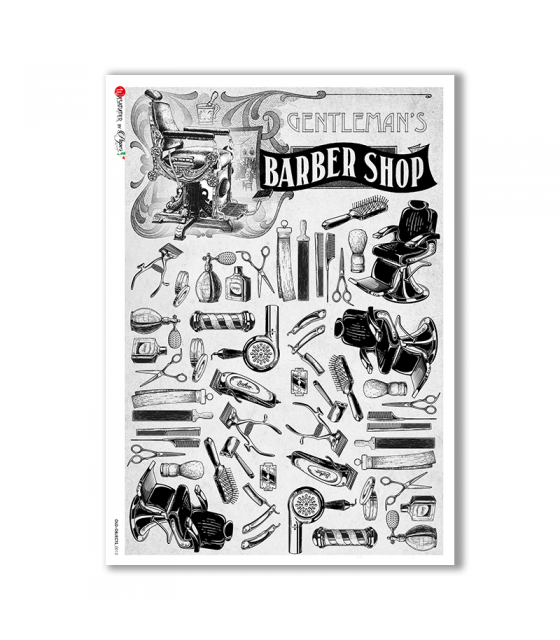 Reispapier - Barber Gentleman A5 oder A4