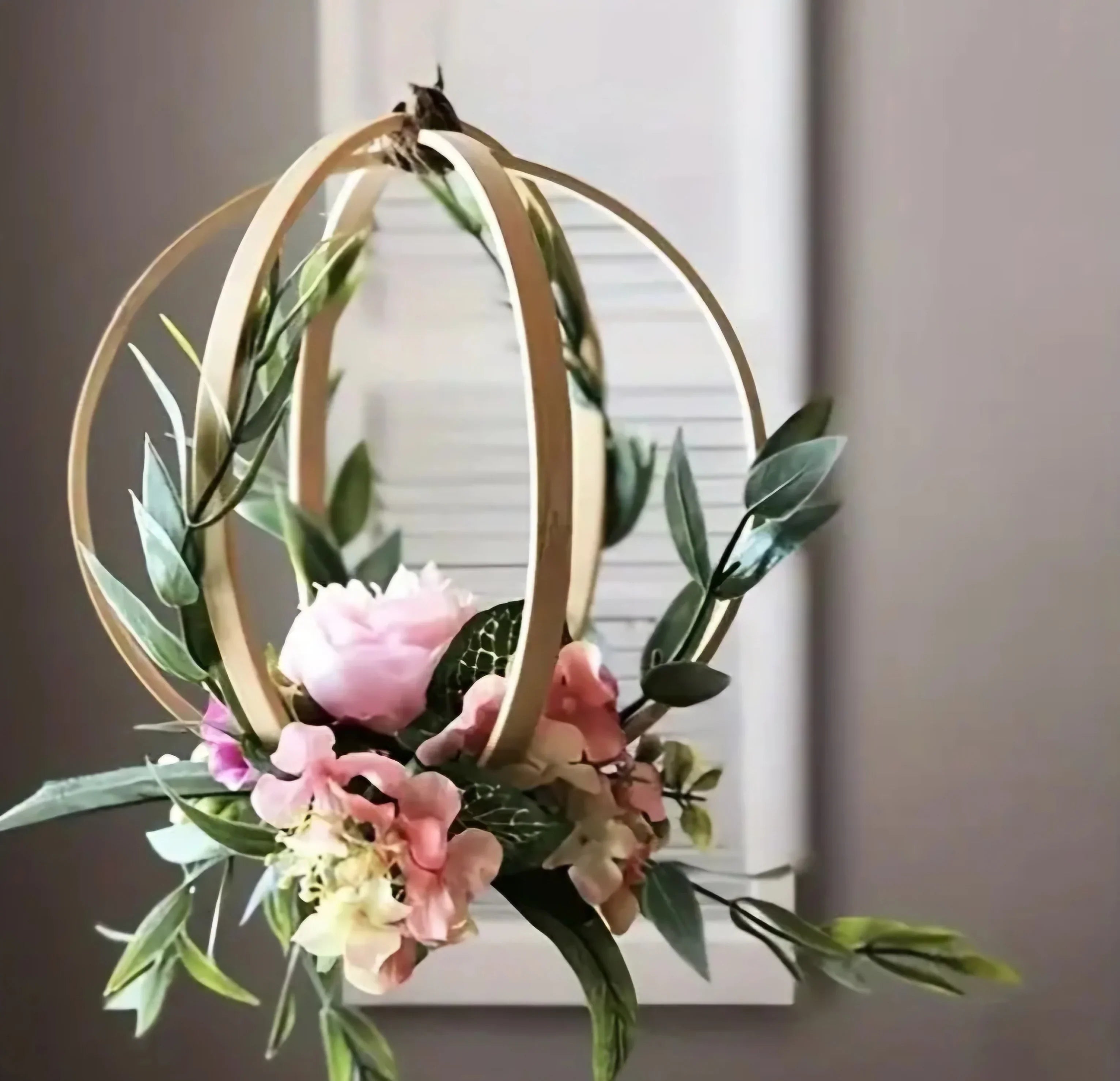 Holzring Loop 20cm oder 25cm - Bastelschachtel - Bastelzubehör - 