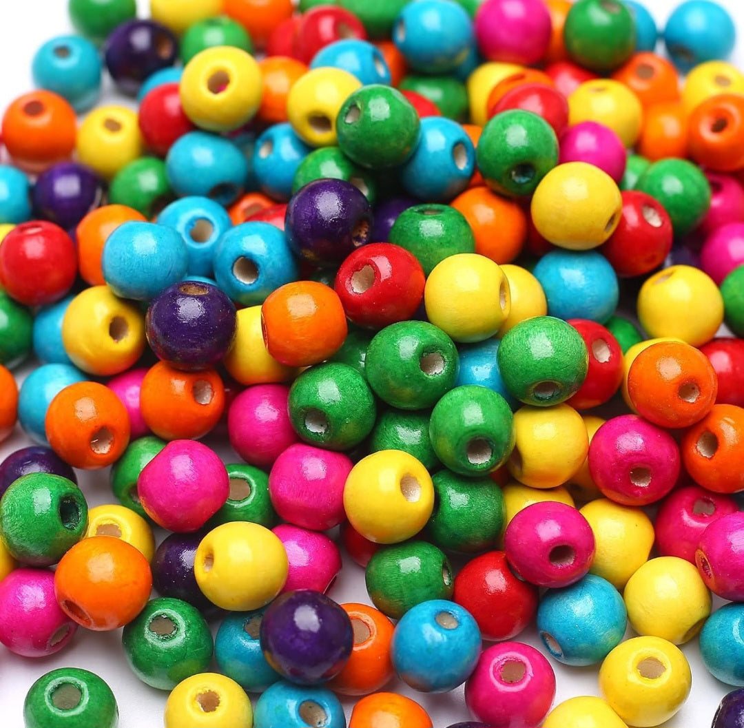 Holzperlen Bunt 20mm