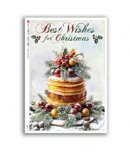 Reispapier -Pancakes Weihnachten A5 oder A4