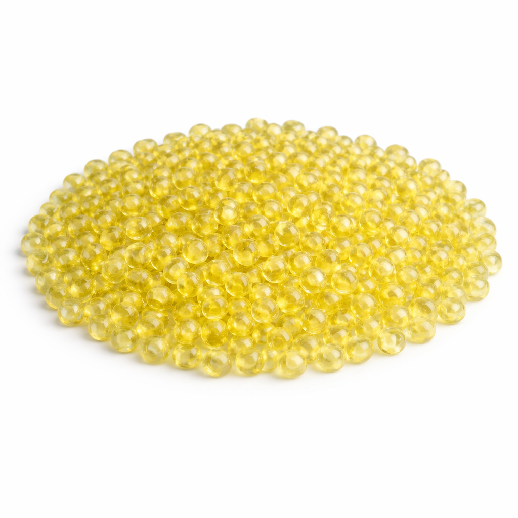 Rocailles Glasperlen 2mm honigmelone