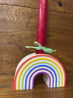 Kerzenhalter Regenbogen - handgemacht