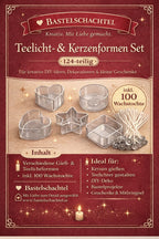 Kerzengießset Teelichter groß 124 Teile - Bastelschachtel - Bastelset - 