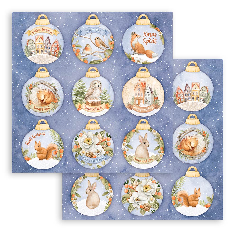Scrapbook Papierblock 12"x12" - Winter valley