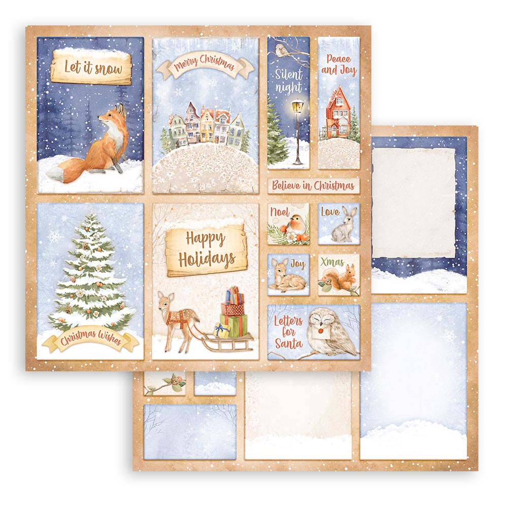 Scrapbook Papierblock 12"x12" - Winter valley