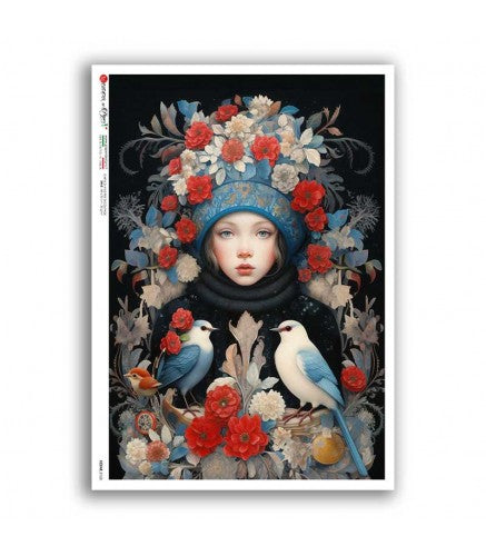 SCENE-0153. Pictorial Rice Paper for decoupage.