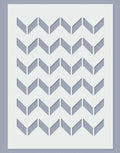 Schablone 14,5x20cm - Chevron - Bastelschachtel
