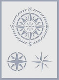 Schablone 14,5x20cm - Compass - Bastelschachtel