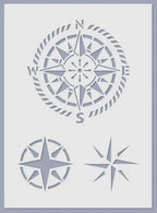Schablone 14,5x20cm - Compass - Bastelschachtel