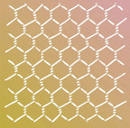 Schablone 15x15 cm - Zaun - Bastelschachtel