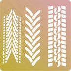 Schablone 15x15cm - Spur - Bastelschachtel