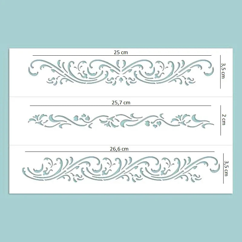 Schablone 19,5x30cm - Tendrils - Bastelschachtel