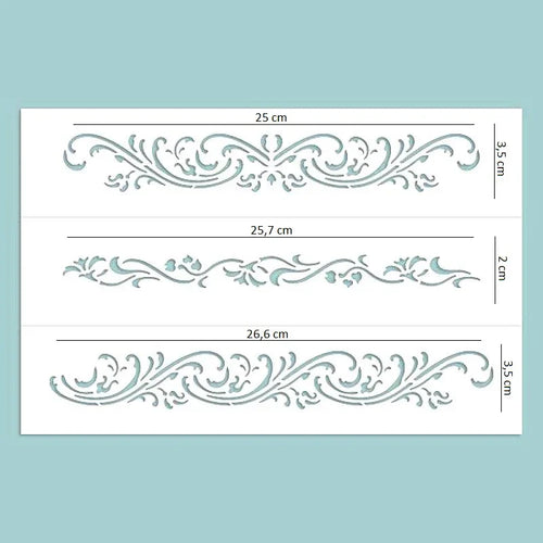 Schablone 19,5x30cm - Tendrils - Bastelschachtel