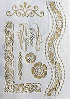 Schablone 21x29,7cm - Home Sweet Home - Bastelschachtel