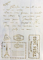 Schablone 21x29,7cm - Travel - Bastelschachtel