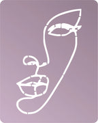 Schablone 25x20 cm - Face - Bastelschachtel