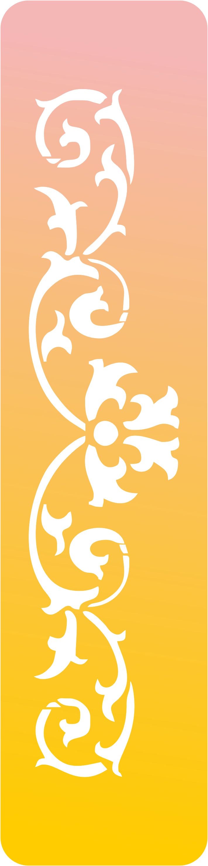 Schablone 6x25 cm - Bordüre Nr. 10 - Bastelschachtel