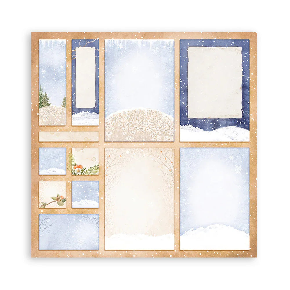 Scrapbook Papierblock 12"x12" - Winter valley - Bastelschachtel