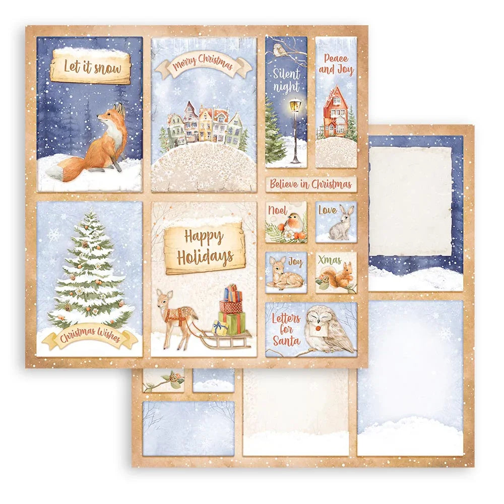 Scrapbook Papierblock 12"x12" - Winter valley - Bastelschachtel