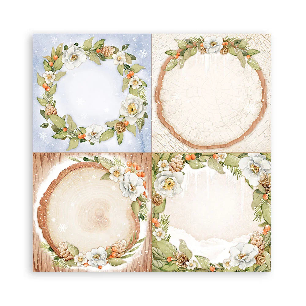 Scrapbook Papierblock 12"x12" - Winter valley - Bastelschachtel