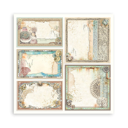 Scrapbook Papierblock 12"x12" - Songs of the sea - Maxi background selection