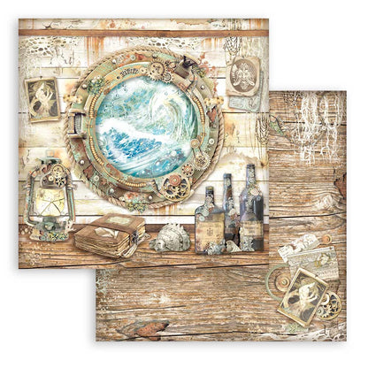 Scrapbook Papierblock 12"x12" - Songs of the sea - Maxi background selection