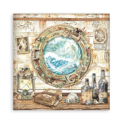 Scrapbook Papierblock 12"x12" - Songs of the sea - Maxi background selection