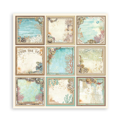 Scrapbook Papierblock 12"x12" - Songs of the sea - Maxi background selection