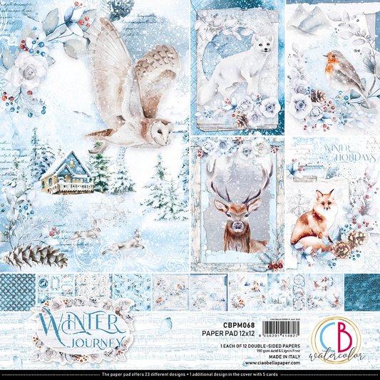 Scrapbook Papierblock 12"x12" - Winter Journey