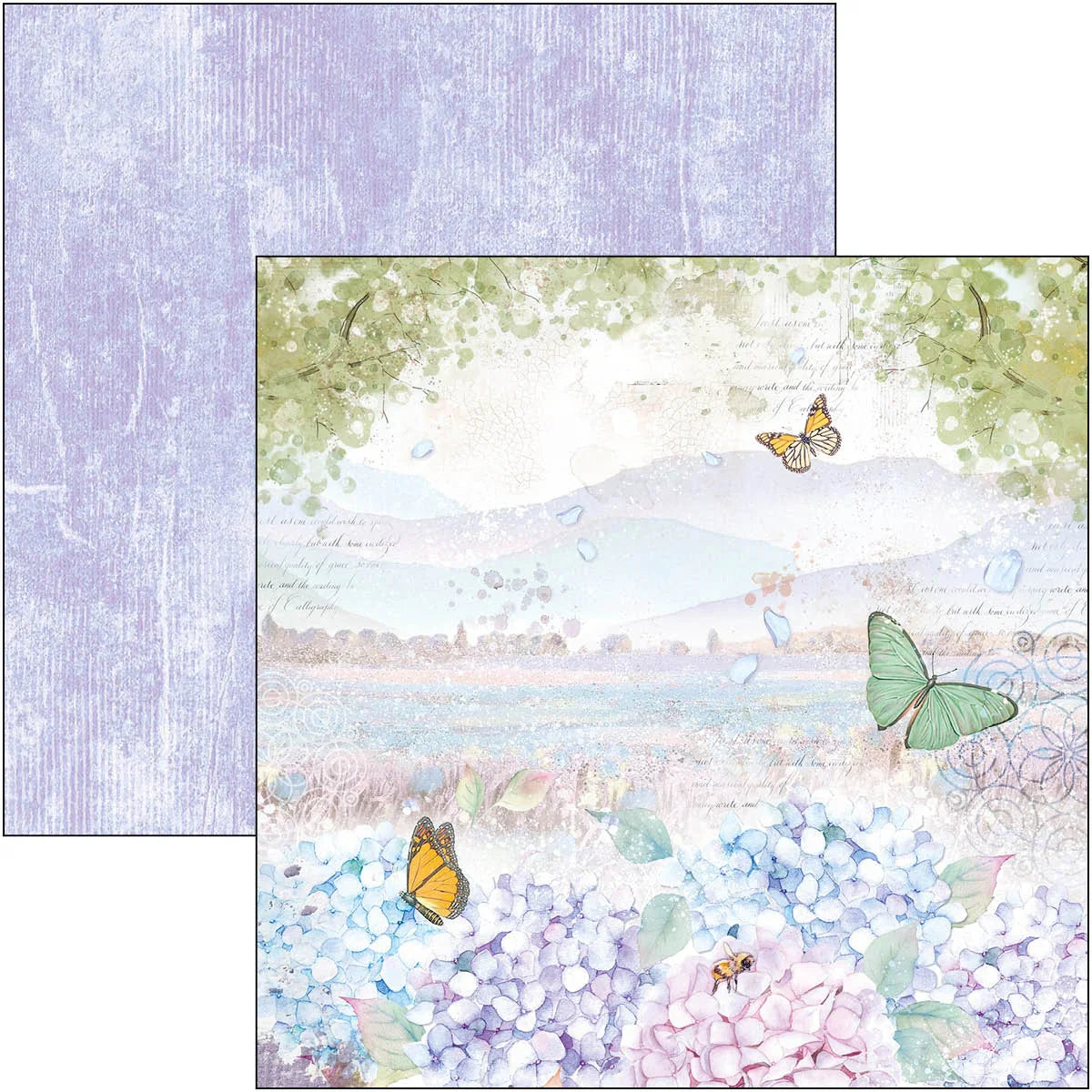 Scrapbook Papierblock 12"x12" - Enchanted land - Bastelschachtel - Bastelpapier - 