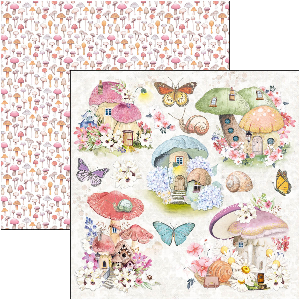 Scrapbook Papierblock 12"x12" - Enchanted land