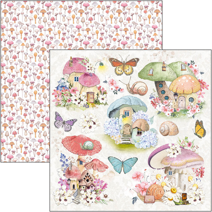 Scrapbook Papierblock 12"x12" - Enchanted land