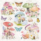 Scrapbook Papierblock 12"x12" - Enchanted land - Bastelschachtel - Bastelpapier - 