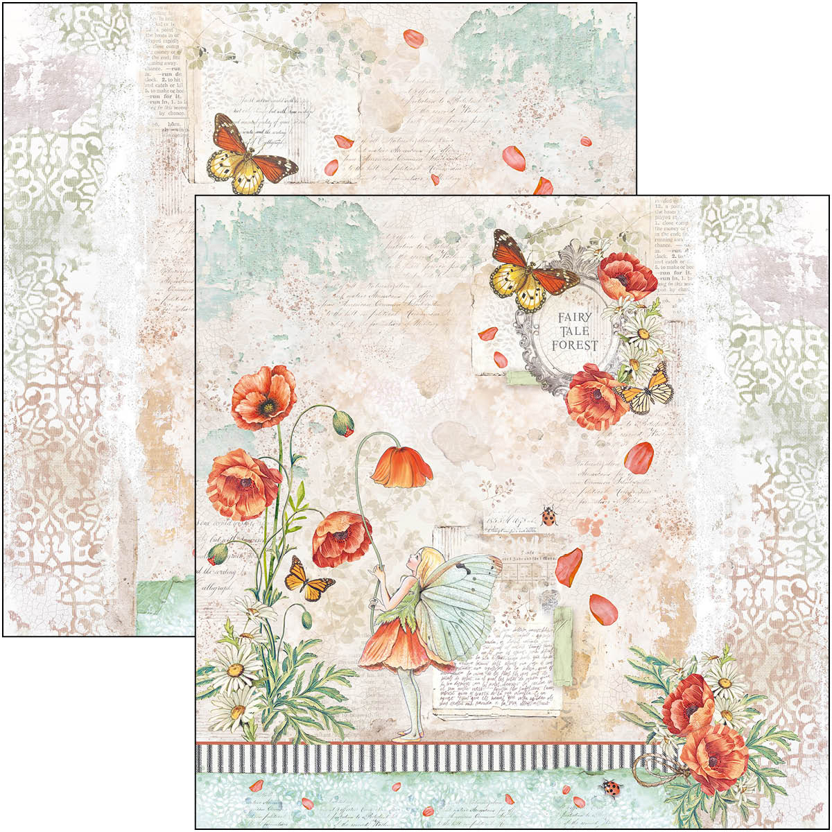 Scrapbook Papierblock 12"x12" - Enchanted land