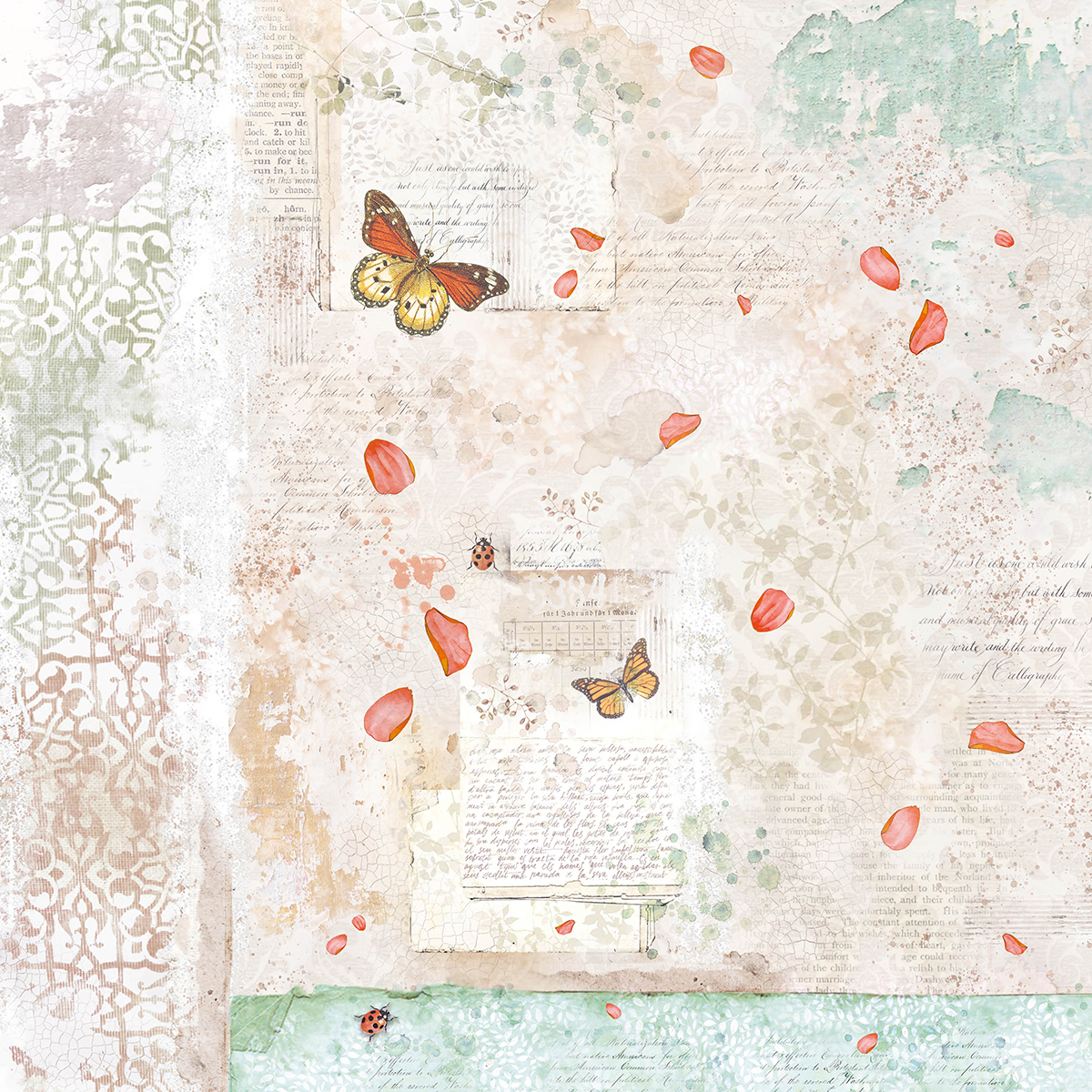 Scrapbook Papierblock 12"x12" - Enchanted land