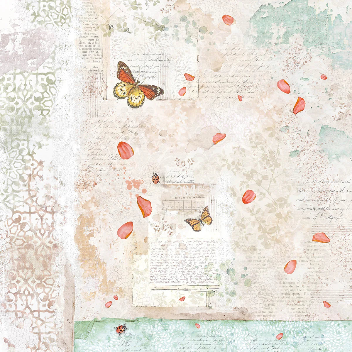 Scrapbook Papierblock 12"x12" - Enchanted land - Bastelschachtel - Bastelpapier - 