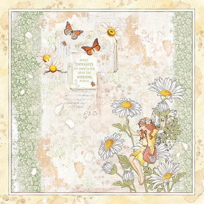 Scrapbook Papierblock 12"x12" - Enchanted land