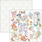 Scrapbook Papierblock 12"x12" - Enchanted land - Bastelschachtel - Bastelpapier - 