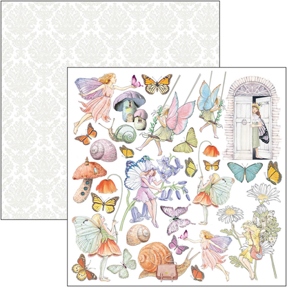 Scrapbook Papierblock 12"x12" - Enchanted land