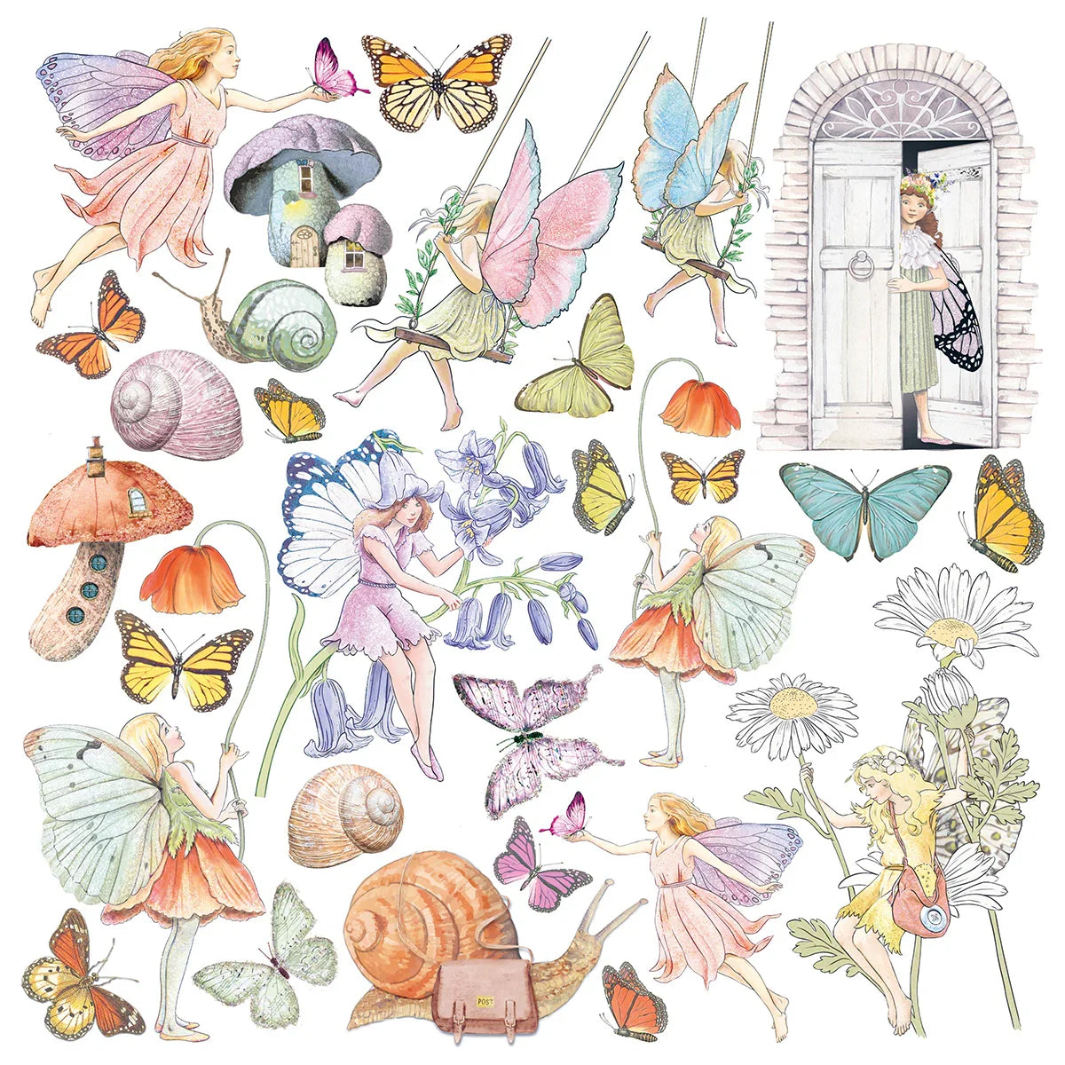 Scrapbook Papierblock 12"x12" - Enchanted land - Bastelschachtel - Bastelpapier - 